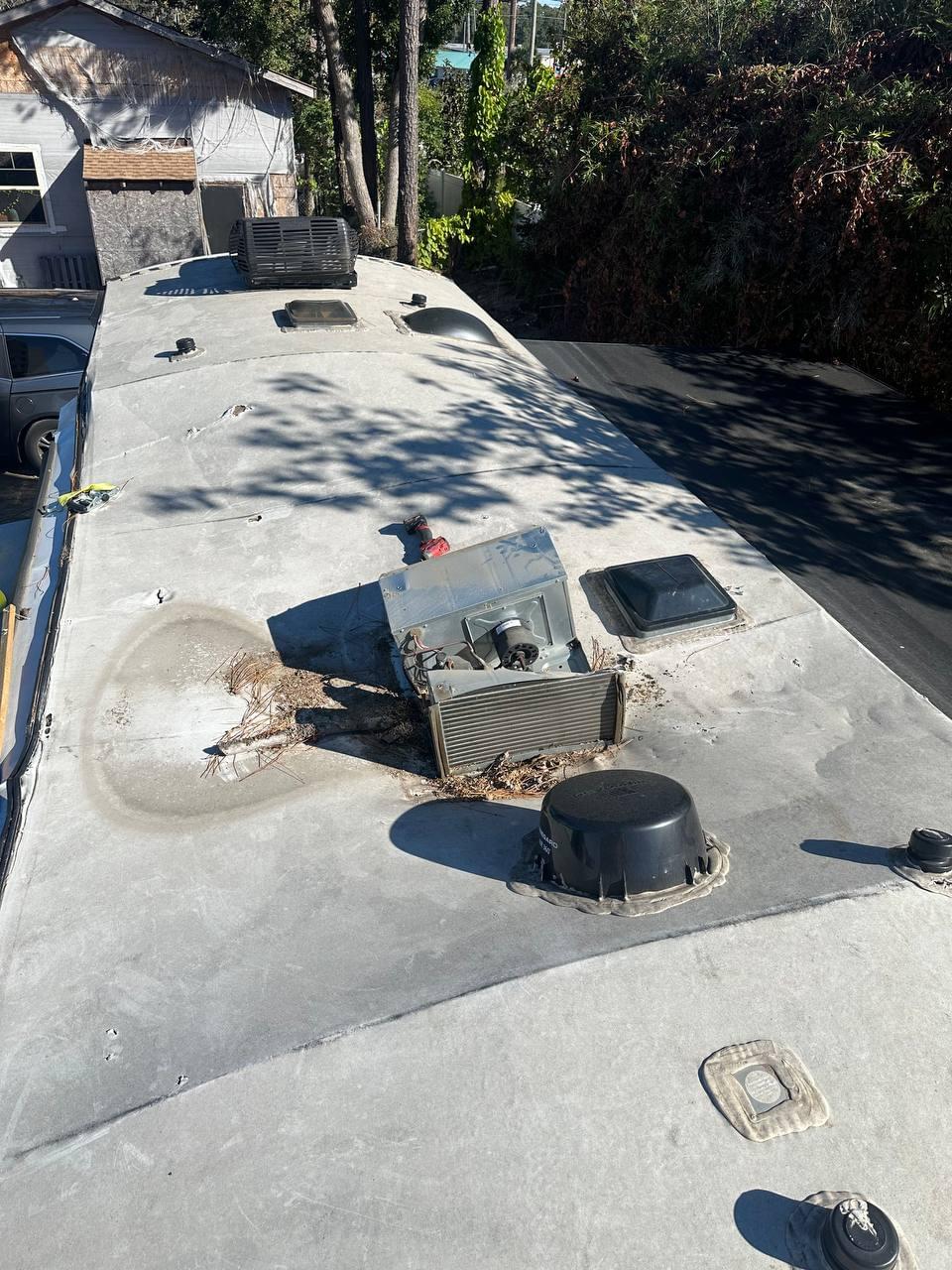 damage roof